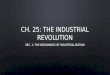 Ch. 25: The Industrial Revolution