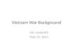 Vietnam War Background