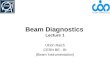 Beam Diagnostics Lecture 1