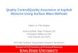 Quality Control/Quality Assurance of Asphalt Mixtures Using Surface Wave Methods