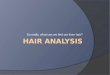 Hair Analysis