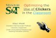 Optimizing  the  Use of  Clickers in the  Classroom