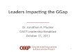 Leaders Impacting the  GGap