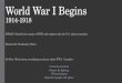 World War I Begins 1914-1918