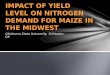 Impact of Yield Level on Nitrogen Demand for Maize in the Midwest