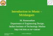 Introduction to Music -  Mridangam