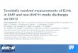 Toroidally resolved measurements of ELMs in RMP  and non-RMP H-mode  discharges on DIII-D
