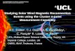 Studying Solar Wind Magnetic Reconnection Events using the Cluster 4-point Measurement Capability