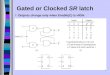 Gated or Clocked  SR  latch