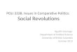 POLI 333B. Issues in Comparative Politics:  Social Revolutions