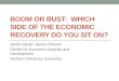 Boom or Bust:  Which Side of the Economic Recovery Do You Sit On ?
