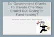 Do Government Grants to Private Charities Crowd Out Giving or Fund-raising?