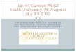 Ian M. Carrese PA-S2 South University PA Program July  29,  2012