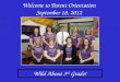 Welcome to Parent Orientation September  18, 2012