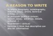 A Reason to Write
