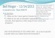 Bell Ringer – 11/14/2013 m.socrative.com - Room #38178