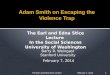 Adam Smith on Escaping the Violence Trap