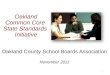 Oakland County School Boards Association November  2011