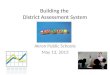 Building the  District Assessment System