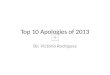 Top 10 Apologies of 2013
