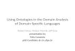 Using  Ontologies  in the Domain Analysis of Domain-Specific Languages