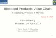 Biobased Products Value Chain - Feedstocks, Products &  Markets  -