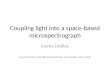 Coupling light into a space-based microspectrograph