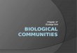 Biological communities