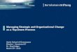 Managing Strategic  and Organizational  Change as  a Top-Down  Process