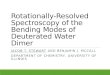 Rotationally-Resolved  Spectroscopy of the Bending Modes of  Deuterated  Water Dimer