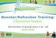 Booster/Refresher Training: Classroom System