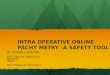 INTRA OPERATIVE ONLINE PACHY METRY –A SAFETY TOOL