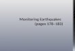 Monitoring Earthquakes   (pages 178–183)
