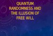 Quantum  Randomness and  the Illusion of Free Will
