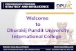Welcome  to Dhurakij  Pundit University International College