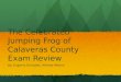 The Celebrated Jumping Frog of Calaveras County Exam Review
