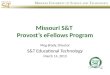 Missouri S&T  Provost’s  eFellows  Program