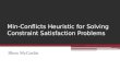 Min-Conflicts Heuristic for Solving Constraint Satisfaction Problems