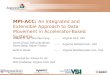 MPI-ACC:  An Integrated and Extensible Approach to Data Movement in Accelerator-Based Systems