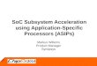 SoC  Subsystem  A cceleration using Application-Specific Processors (ASIPs)