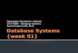 Database Systems {week 01}