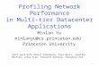 Profiling Network Performance in Multi-tier Datacenter Applications
