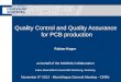 Quality Control and Quality Assurance  for PCB production