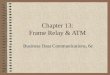 Chapter 13: Frame Relay & ATM