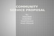 Community  service proposal
