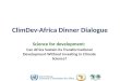 ClimDev -Africa Dinner Dialogue