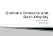 Genome Browses and Data Display