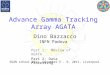 Advance  Gamma Tracking Array AGATA  Dino Bazzacco INFN Padova