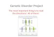 Genetic Disorder Project