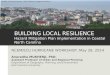 BUILDING LOCAL RESILIENCE Hazard Mitigation Plan Implementation in Coastal North Carolina
